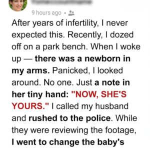 The Baby on the Bench: A Note, a Secret, and a New Beginning