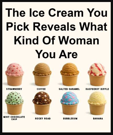 What Your Favorite Ice Cream Flavor Reveals About You