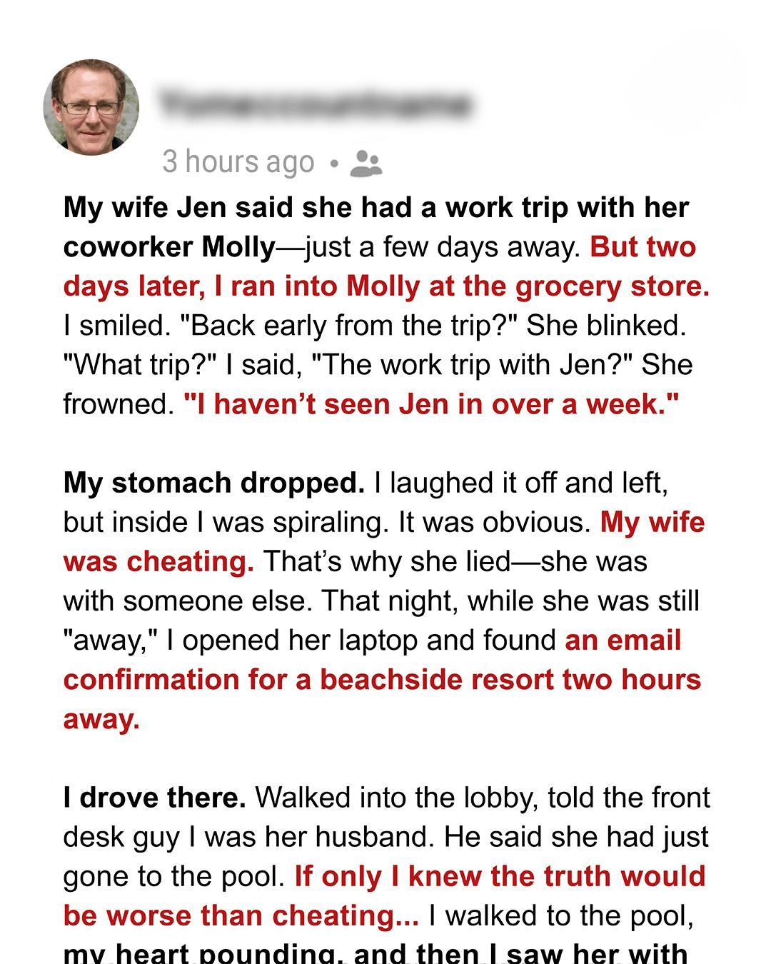 My Wife Lied About Her Vacation – The Reason Left Me Heartbroken