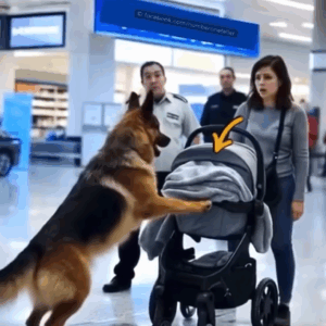 Service Dog Targets Baby Stroller at Airport — But It Wasn’t What It Seemed