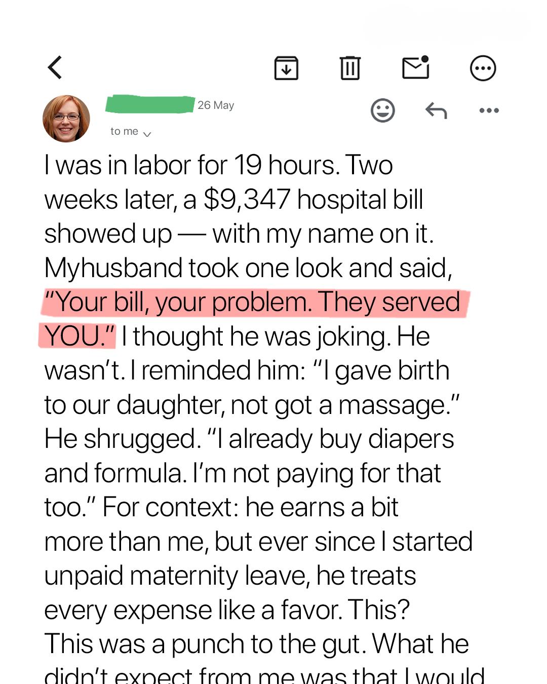 My Husband Refused to Pay the K Hospital Bill After I Gave Birth — So I Taught Him a Lesson He Won’t Forget