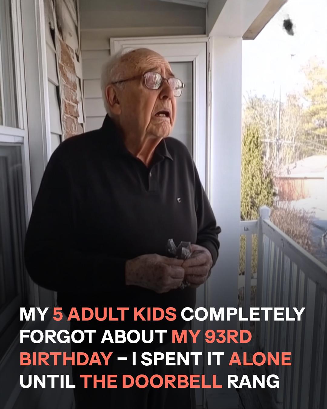 Lonely 93-Year-Old Prepares for a Family Birthday, But Only a Stranger Knocks