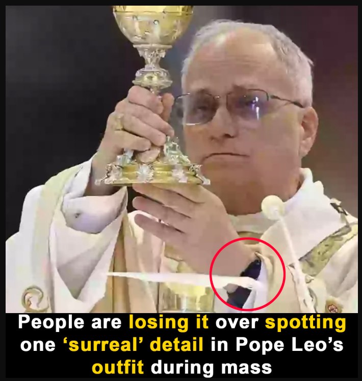 People Stunned After Spotting Unexpected Detail in Pope Leo’s Mass Outfit