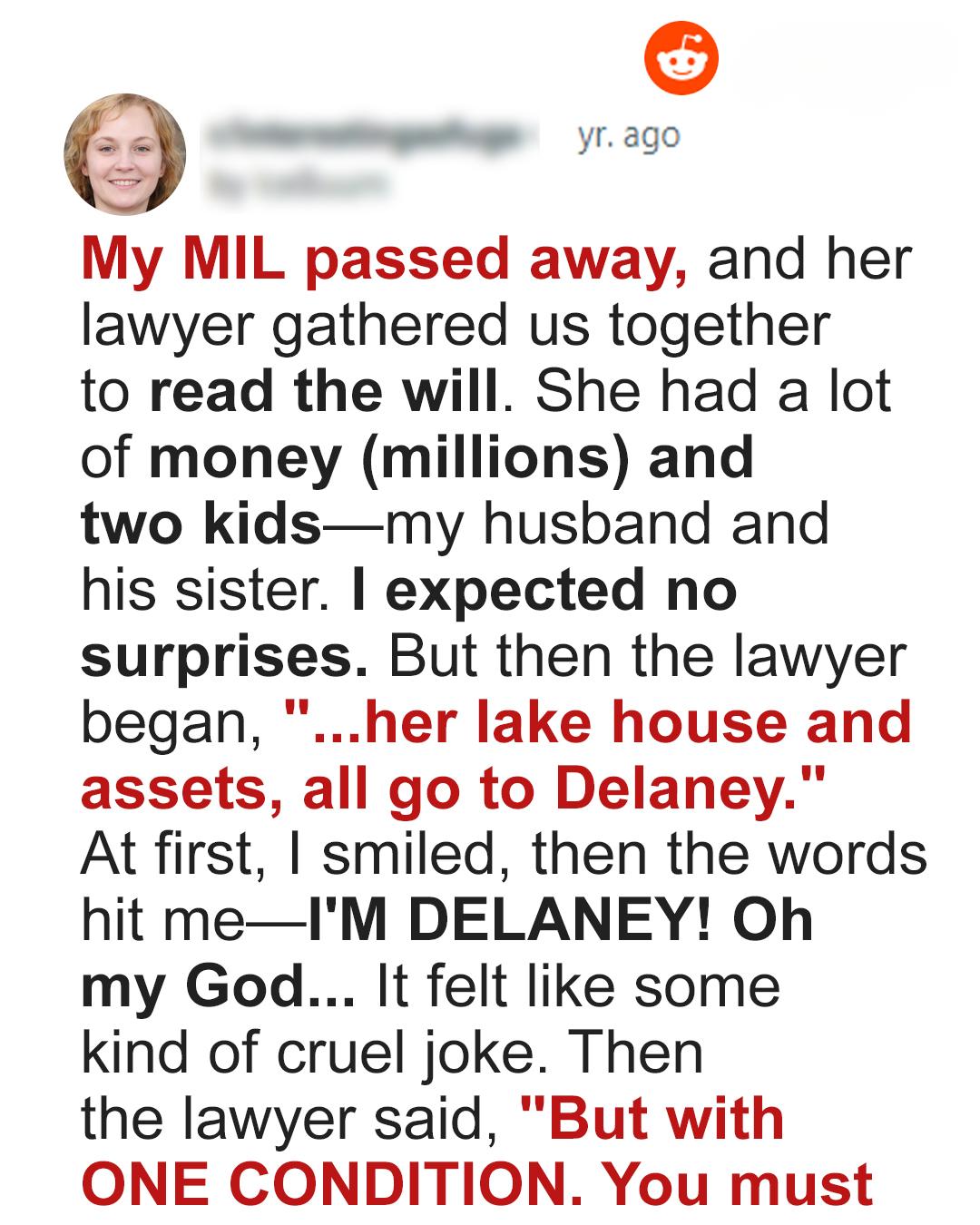 My Mother-in-Law Left Me Everything—But Her Inheritance Came with a Cost