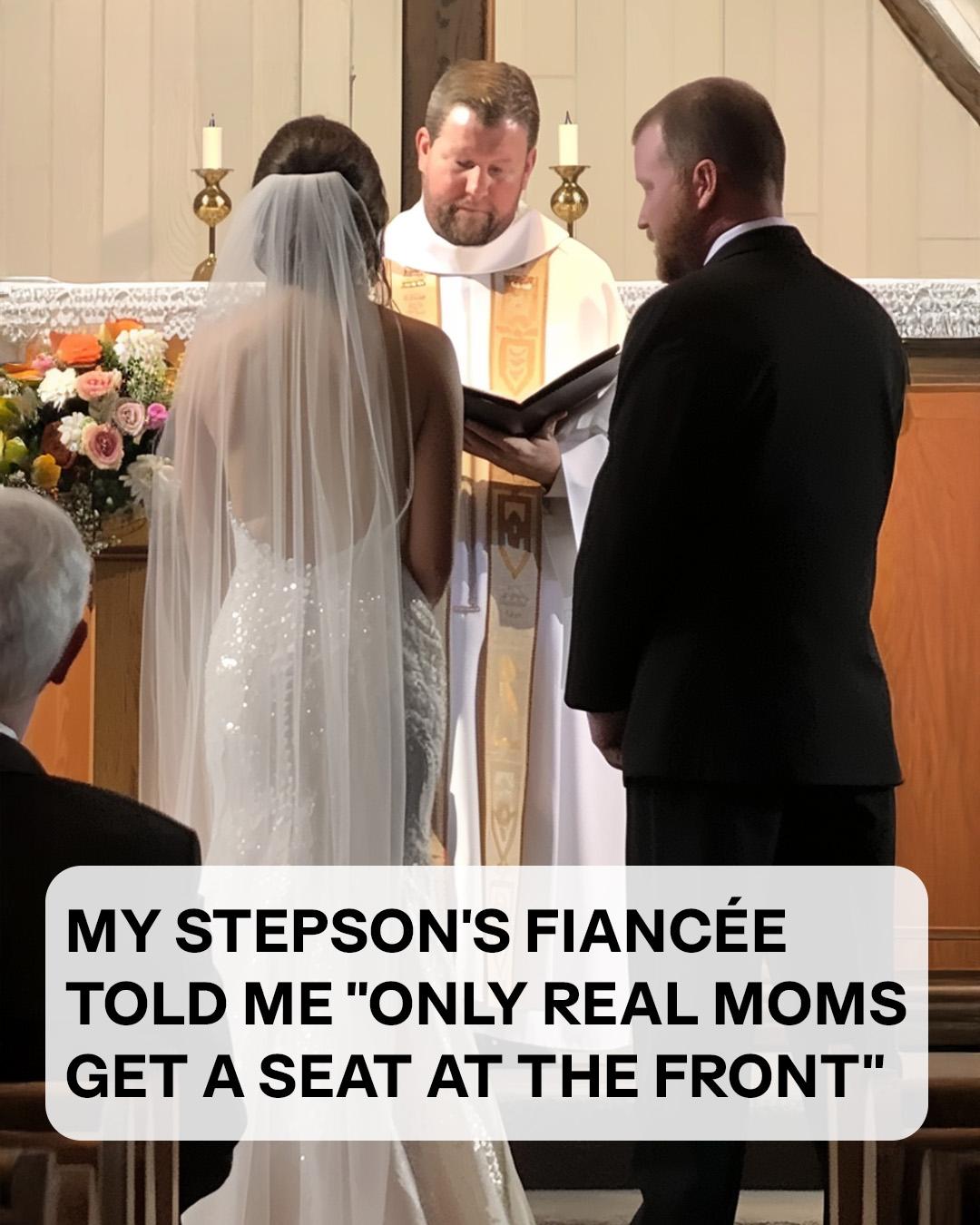 Only Real Moms Sit in Front,” She Told Me — But My Stepson Had Other Plans at His Wedding