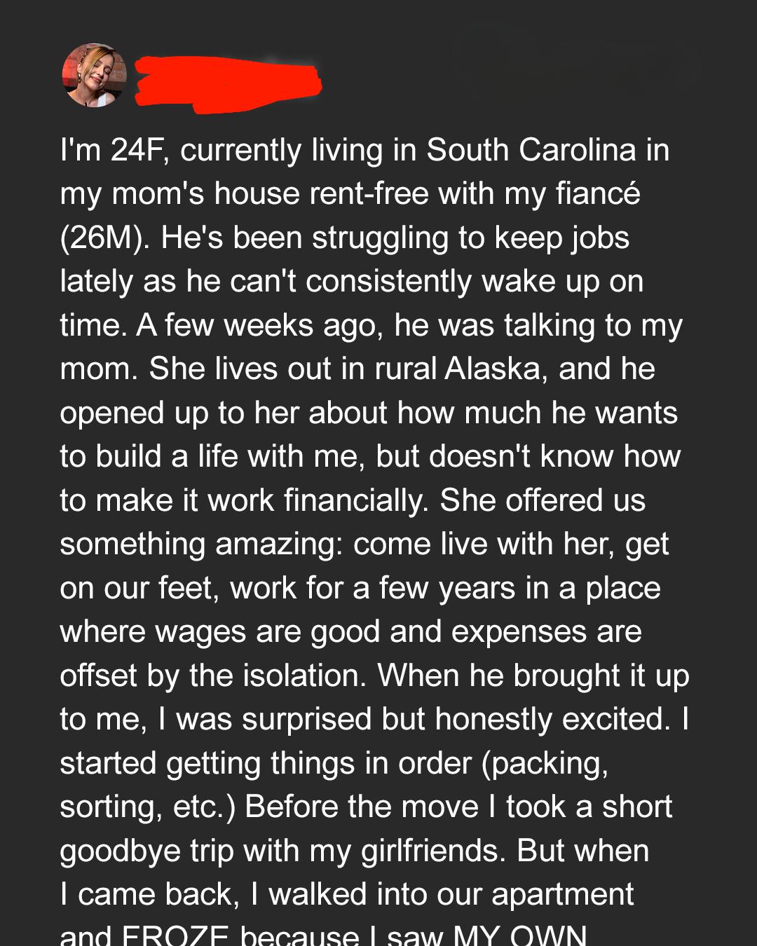 My Fiancé’s Plan to Move to Alaska Changed Everything—But Not How I Expected