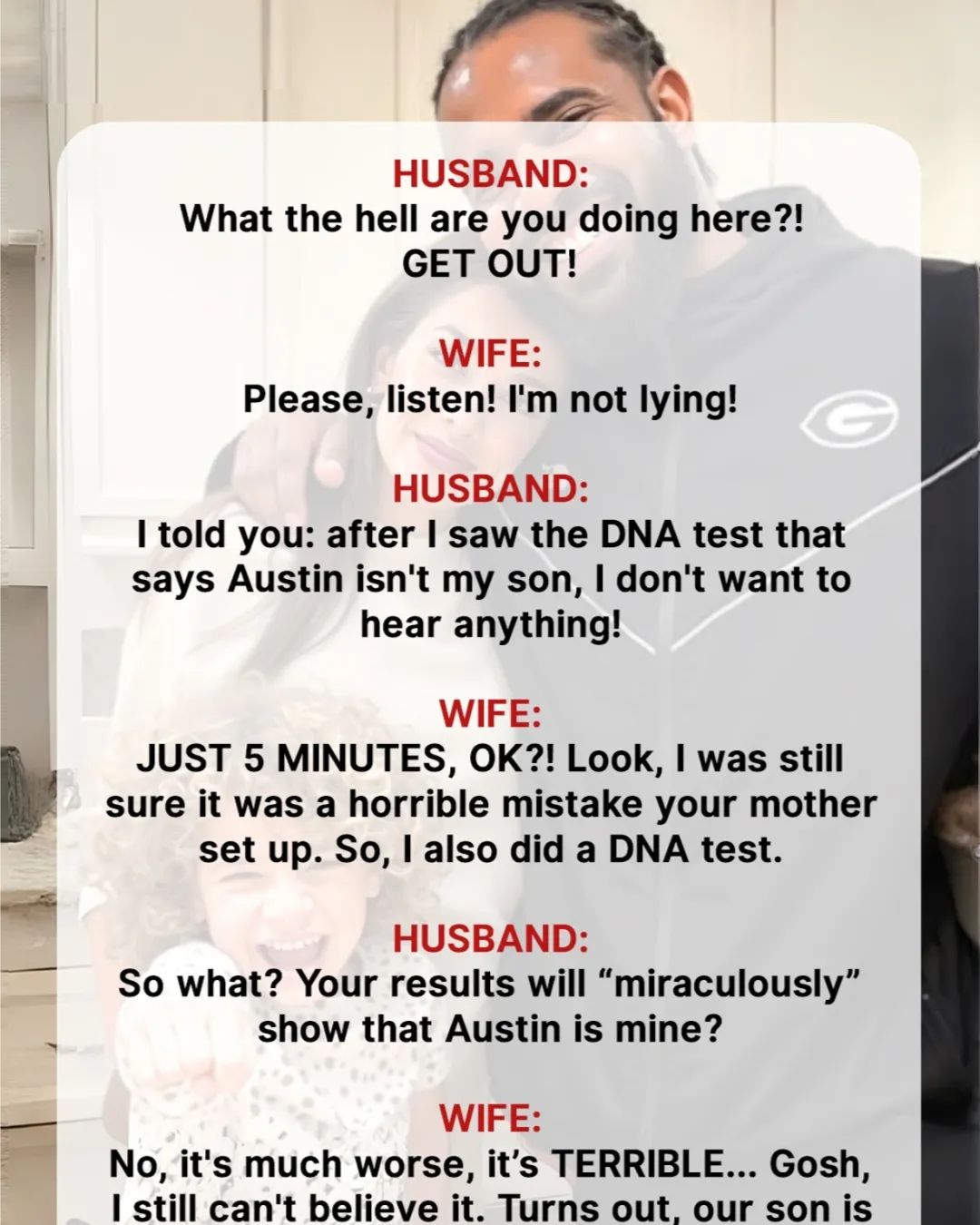 DNA Test Revealed My Husband Wasn’t the Father — What We Discovered Next Changed Everything