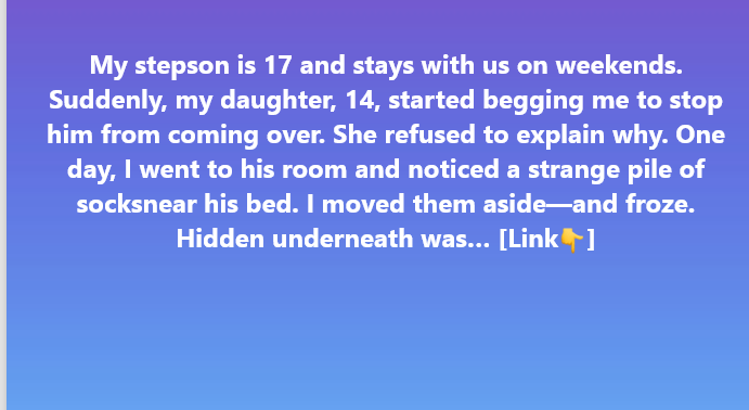 Why I Asked My Stepson Not to Stay Over — And Now I’m Unsure If I Was Right