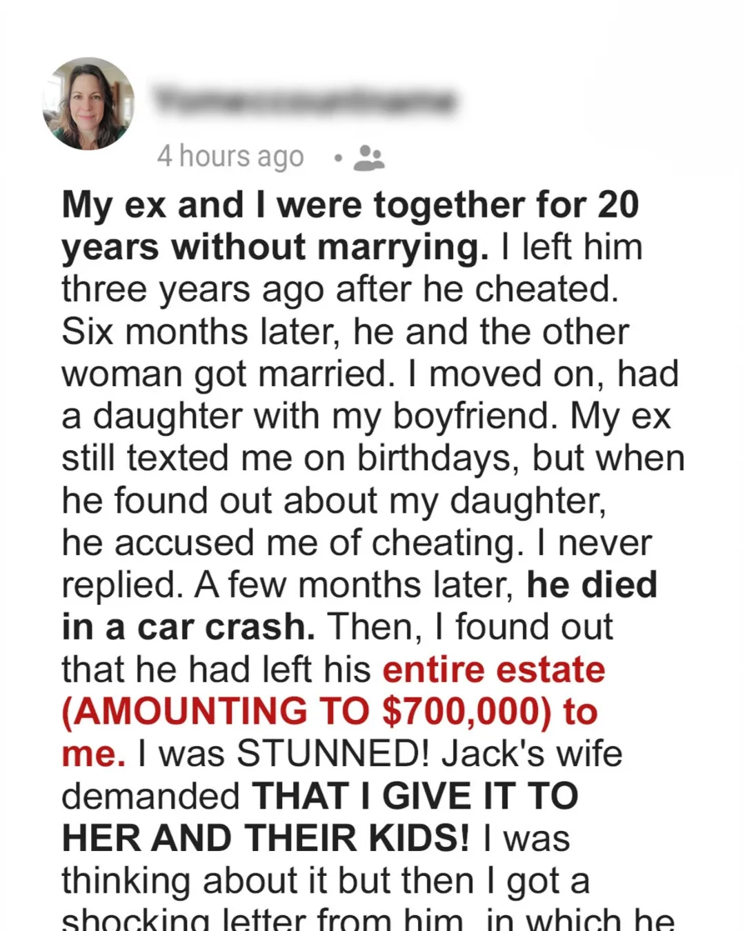 Woman Unexpectedly Inherits Ex’s Estate — His Final Letter Explains Everything
