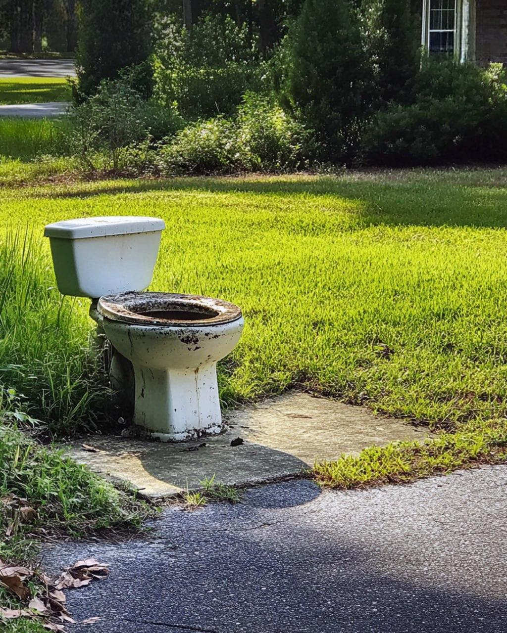 Toilet Drama Ends After Neighbor’s Sunbathing Stunt Backfires