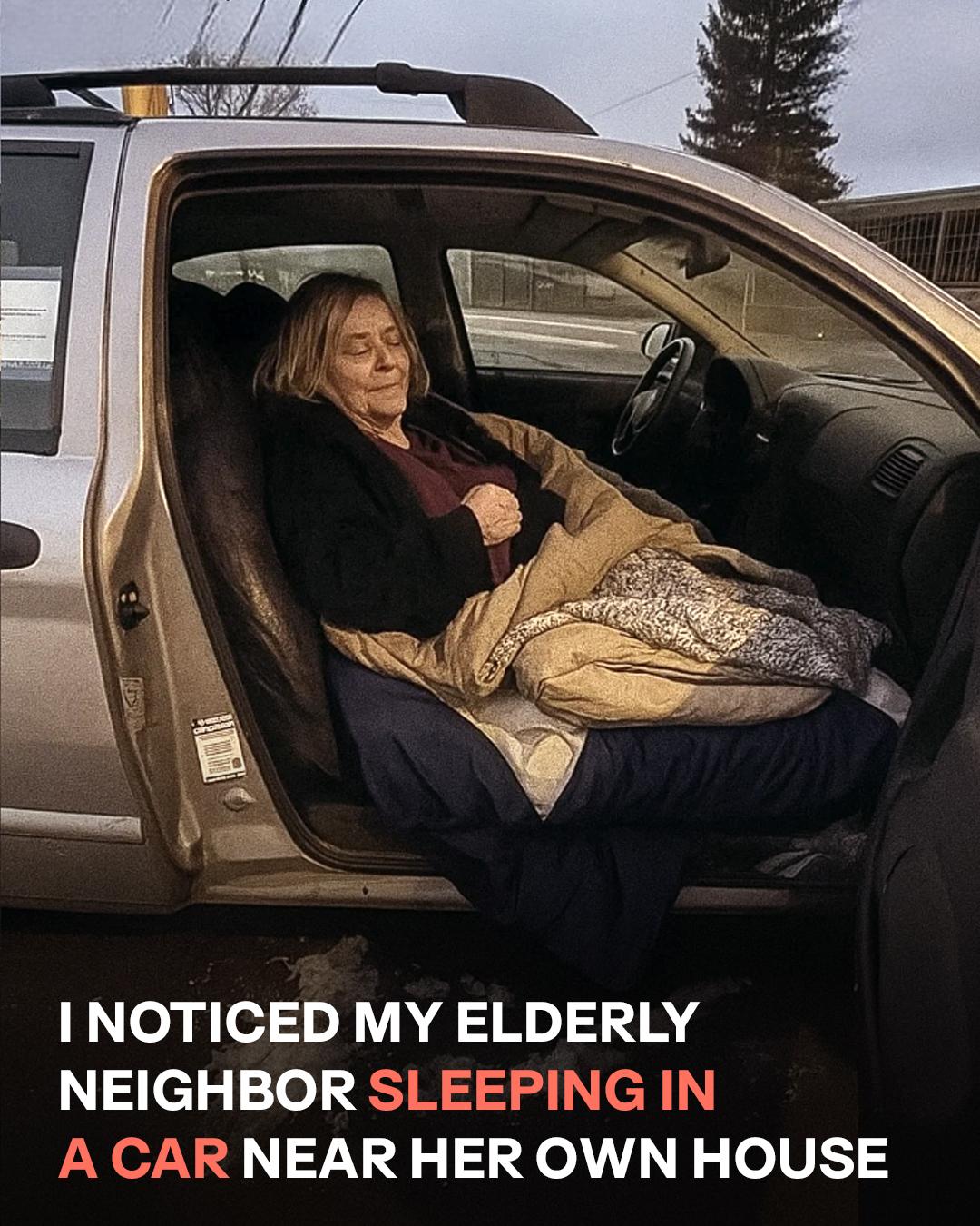 Kind Neighbor Discovers Elderly Woman Secretly Living in Her Car — What He Does Next Changes Her Life
