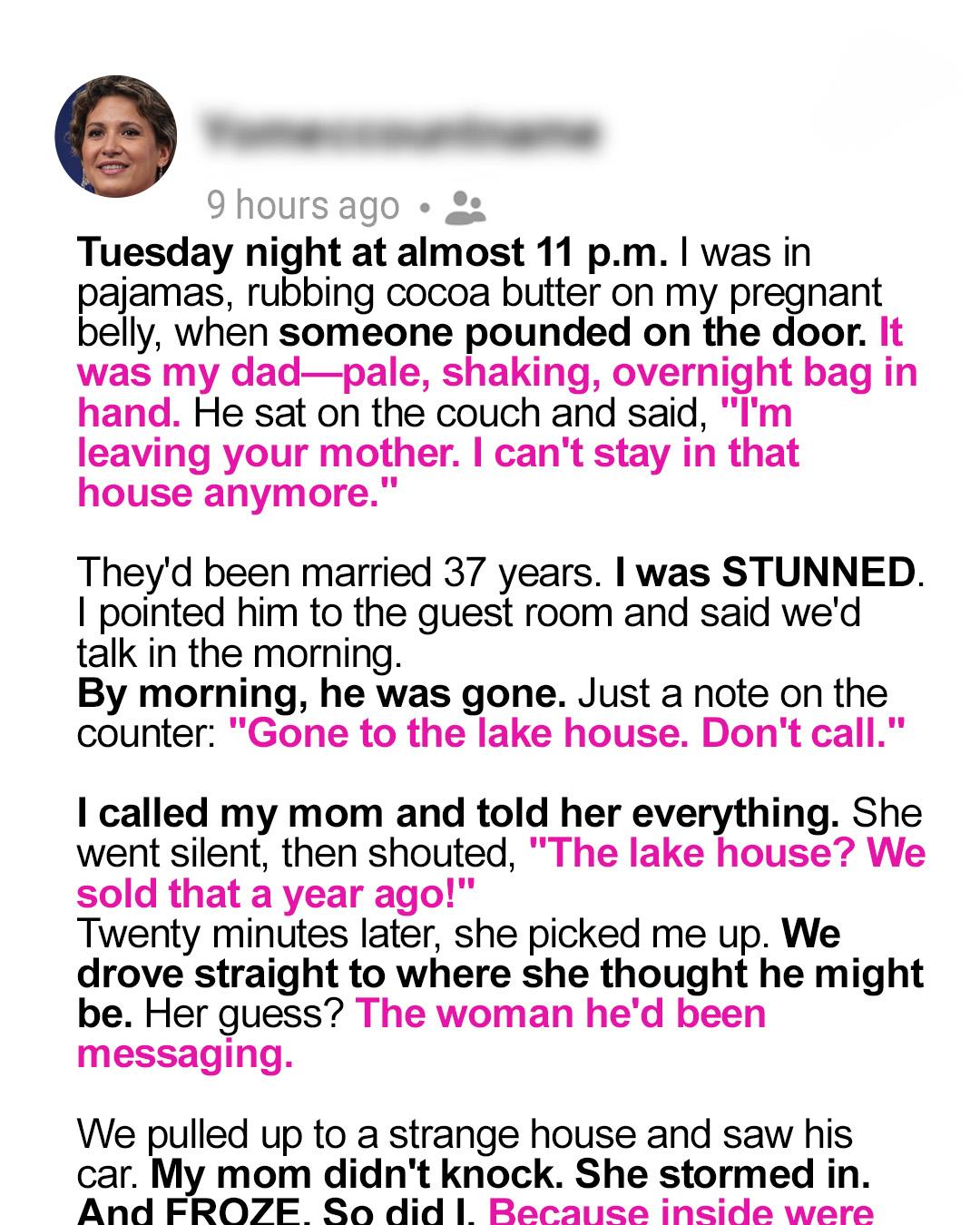 Late-Night Visit from Dad Uncovers the Sweetest Surprise