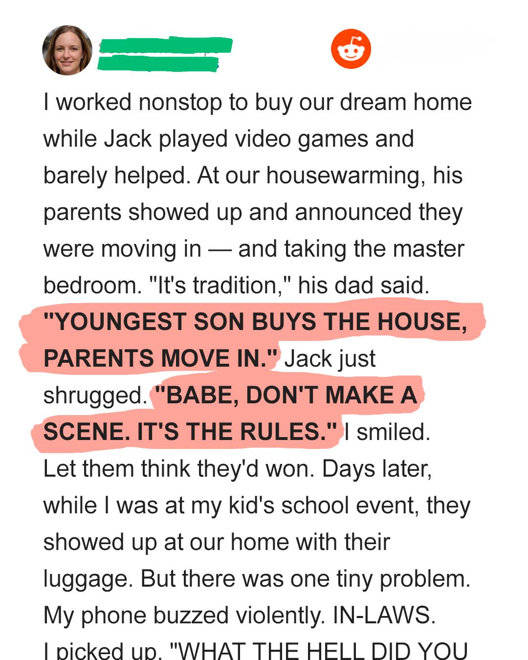 My In-Laws Tried to Take Over My House—So I Took It Back