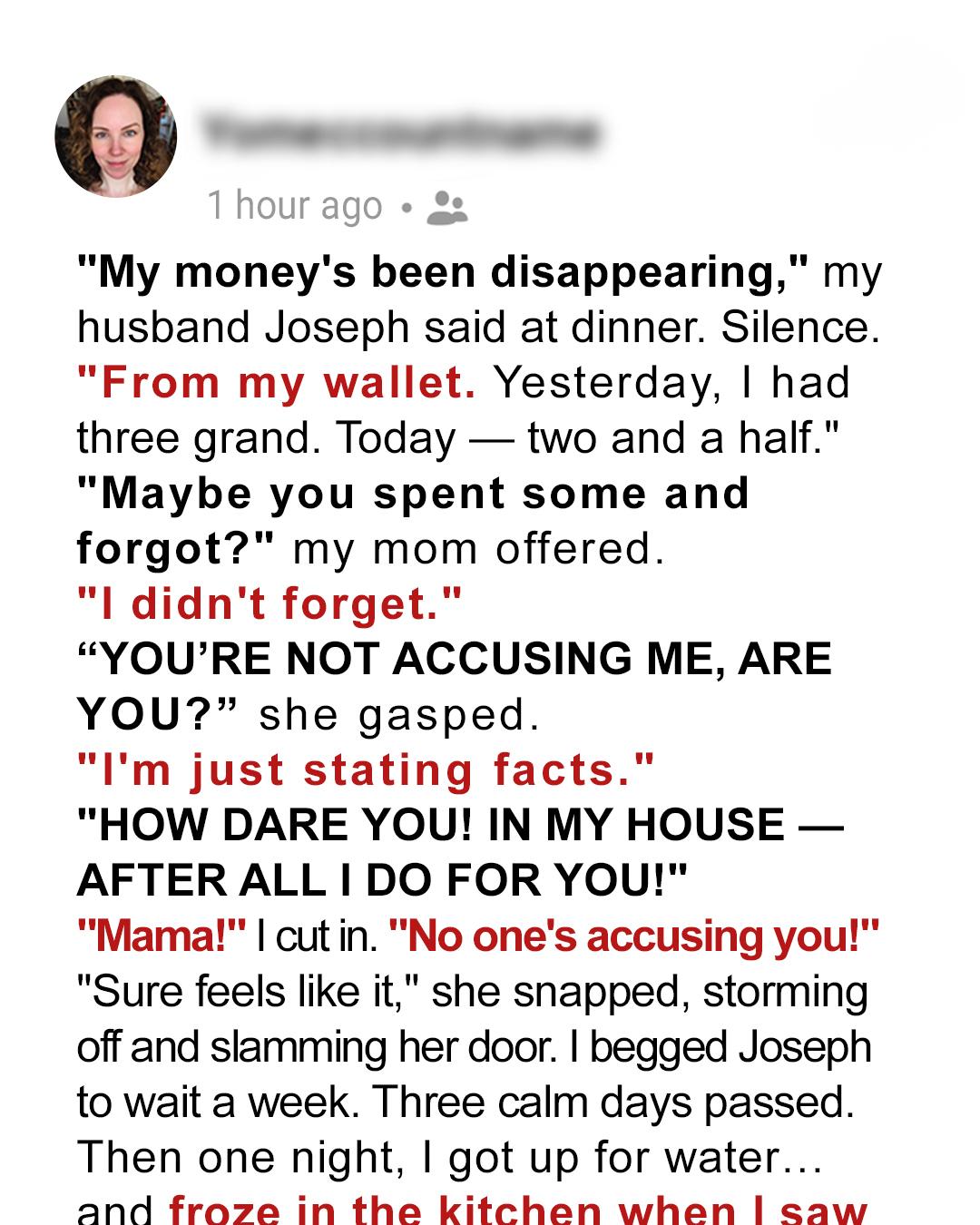 My Fiancé’s Money Kept Vanishing — I Found Out the Truth One Night in the Kitchen