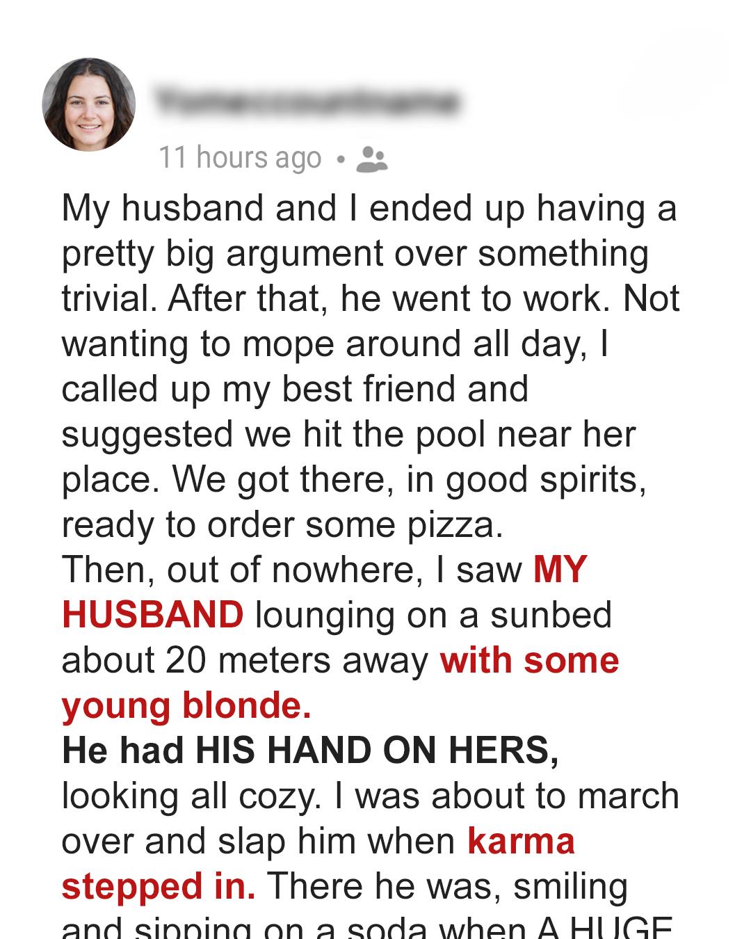 I Caught My Husband Cheating at the Pool — But What Happened Next Was Pure Karma