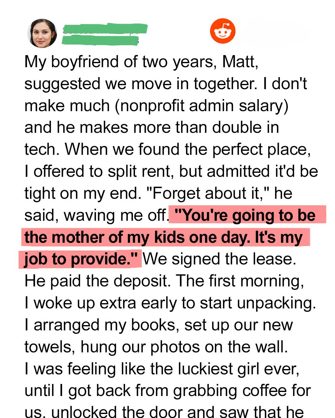 He Insisted on Paying the Rent Alone—Then I Discovered His True Intentions