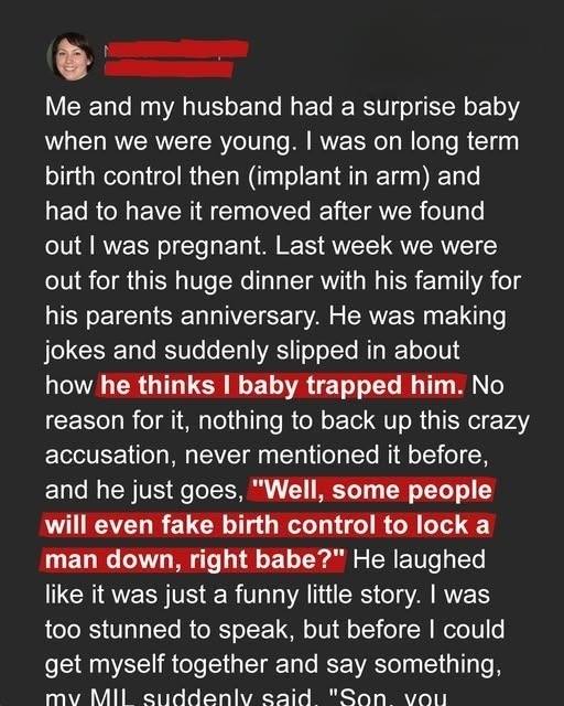 My Husband Joked I Trapped Him with a Baby—His Mom’s Response Changed Everything