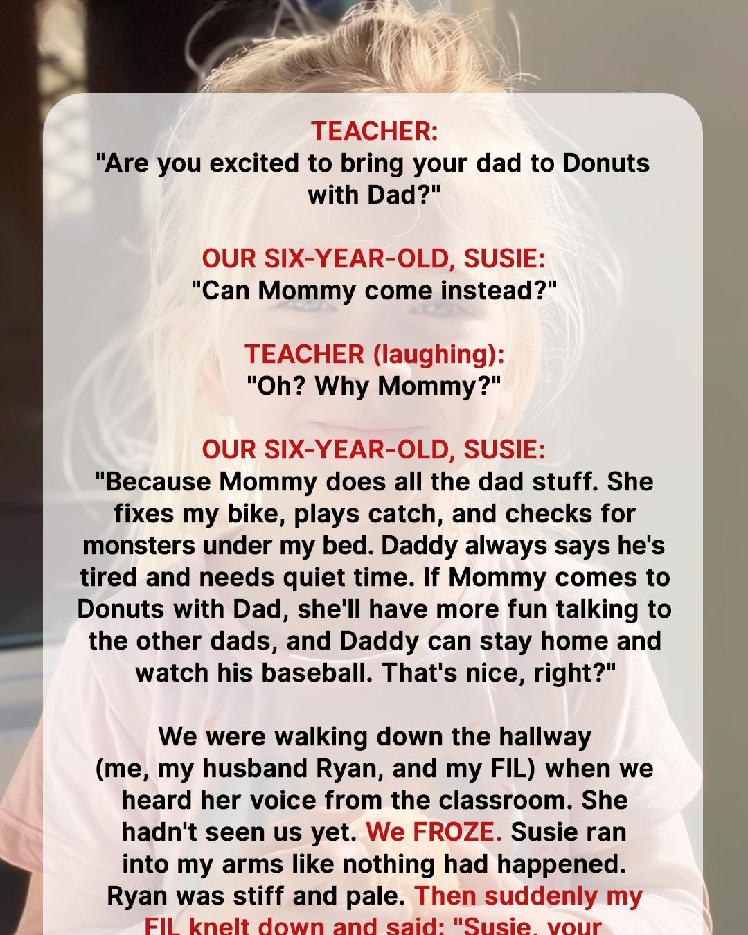 When My Daughter Asked, “Can Mom Come to Donuts with Dad?” Everything Changed