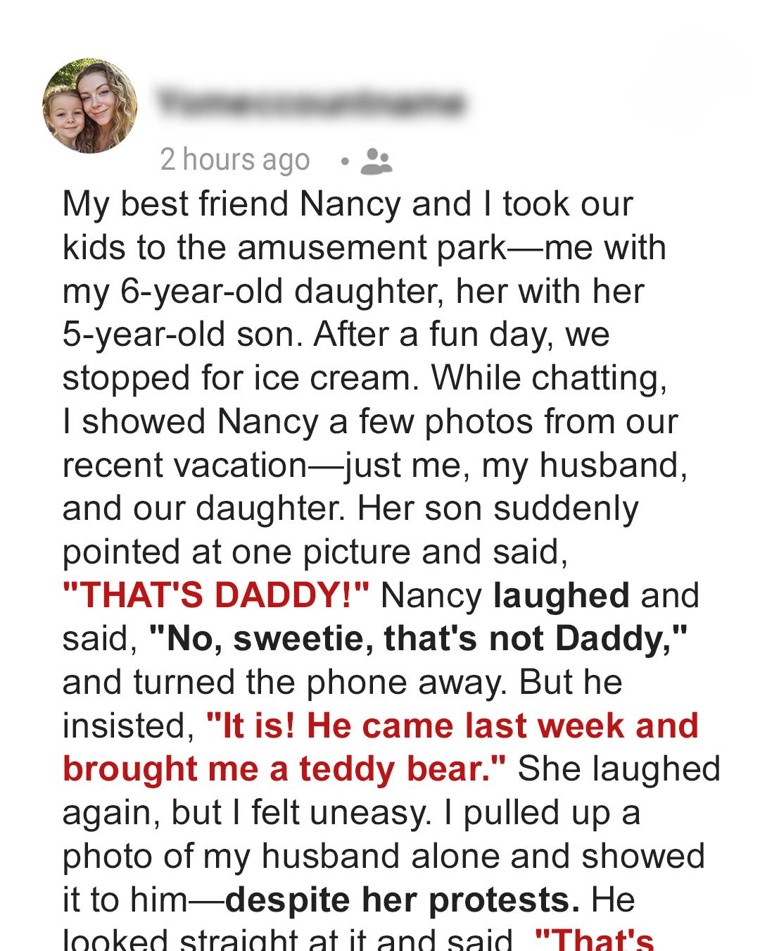 “My Best Friend’s Son Called My Husband ‘Daddy’—Then Everything Changed” “My Best Friend’s Son Called My Husband ‘Daddy’—Then Everything Changed”