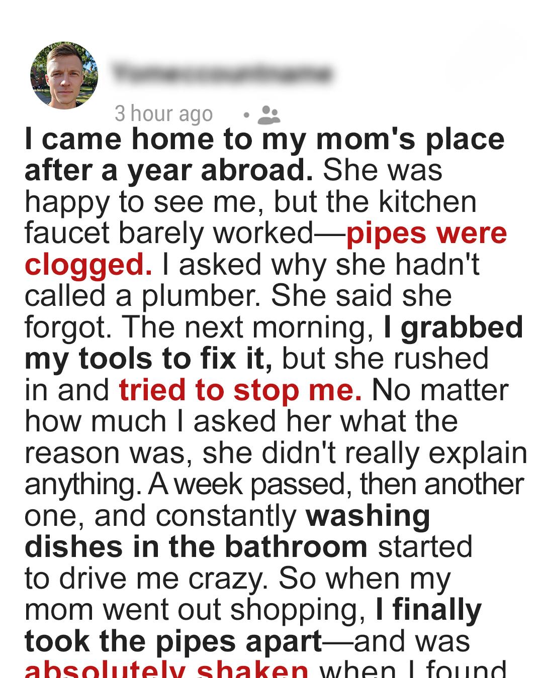 The Secret Hidden in My Mom’s Kitchen Sink Changed Everything