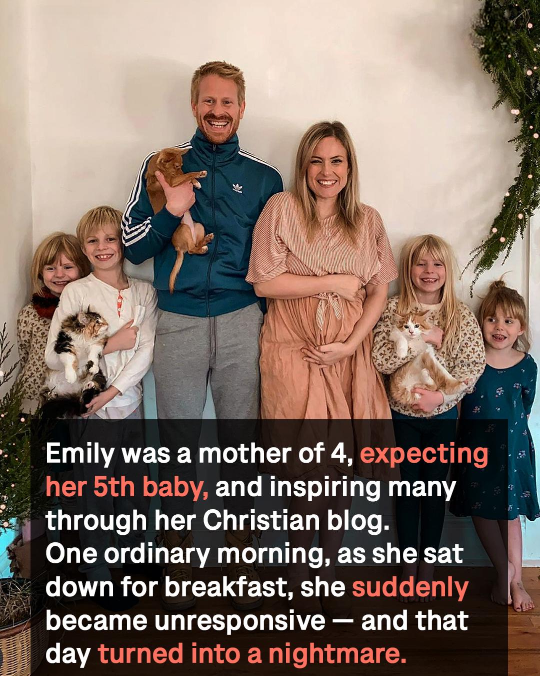 A Tragic Morning: Pregnant Mom of Four Dies Suddenly from Undetected Medical Emergency
