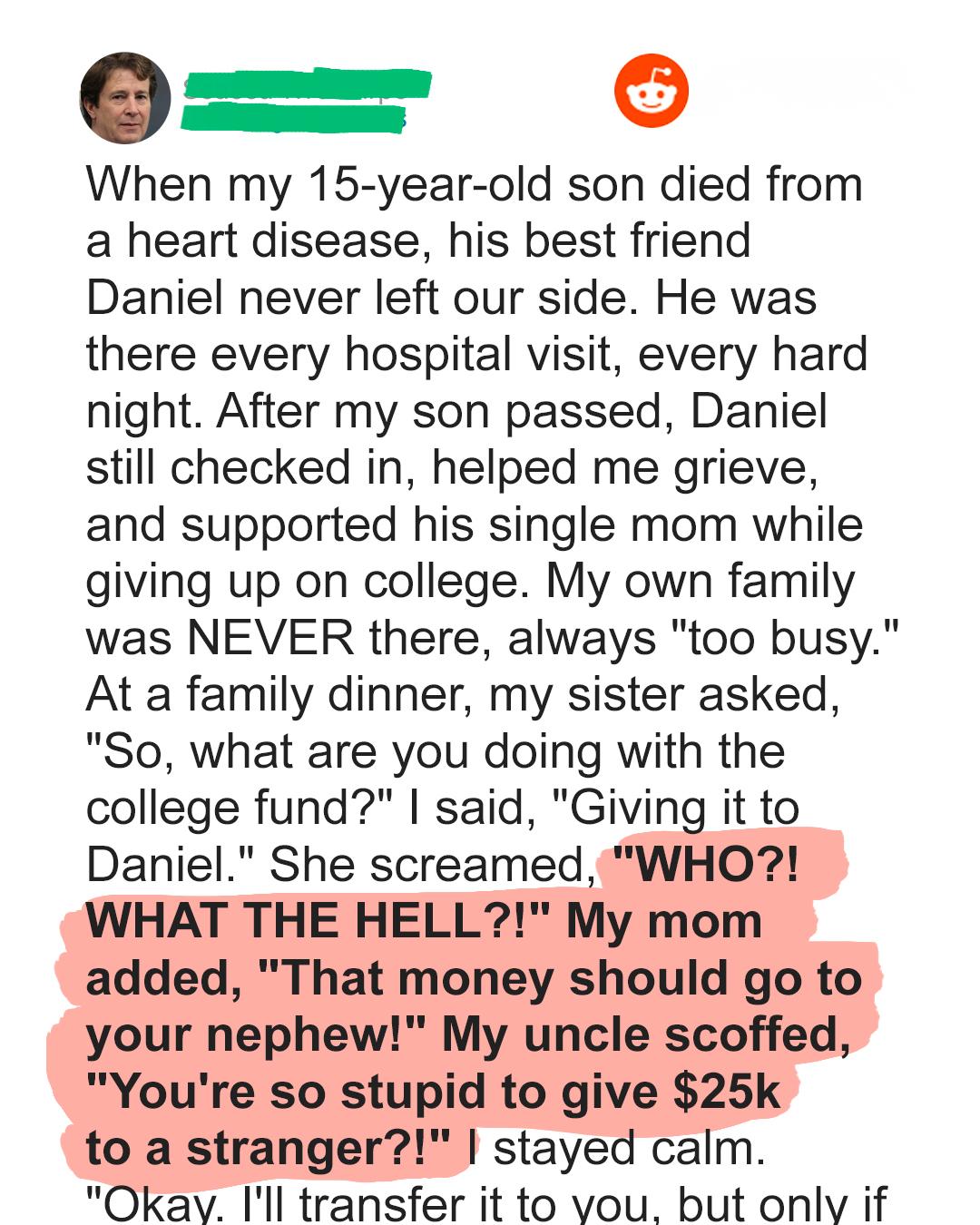 Why I Gave My Late Son’s College Fund to a Teen Who Wasn’t Family