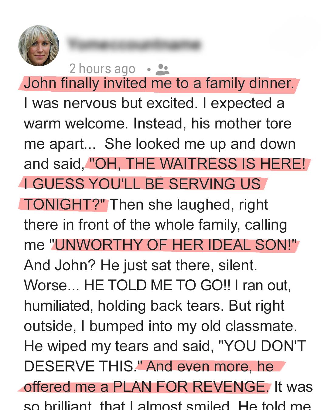 The Day I Was Rejected by My Boyfriend’s Family… and Found Something Better