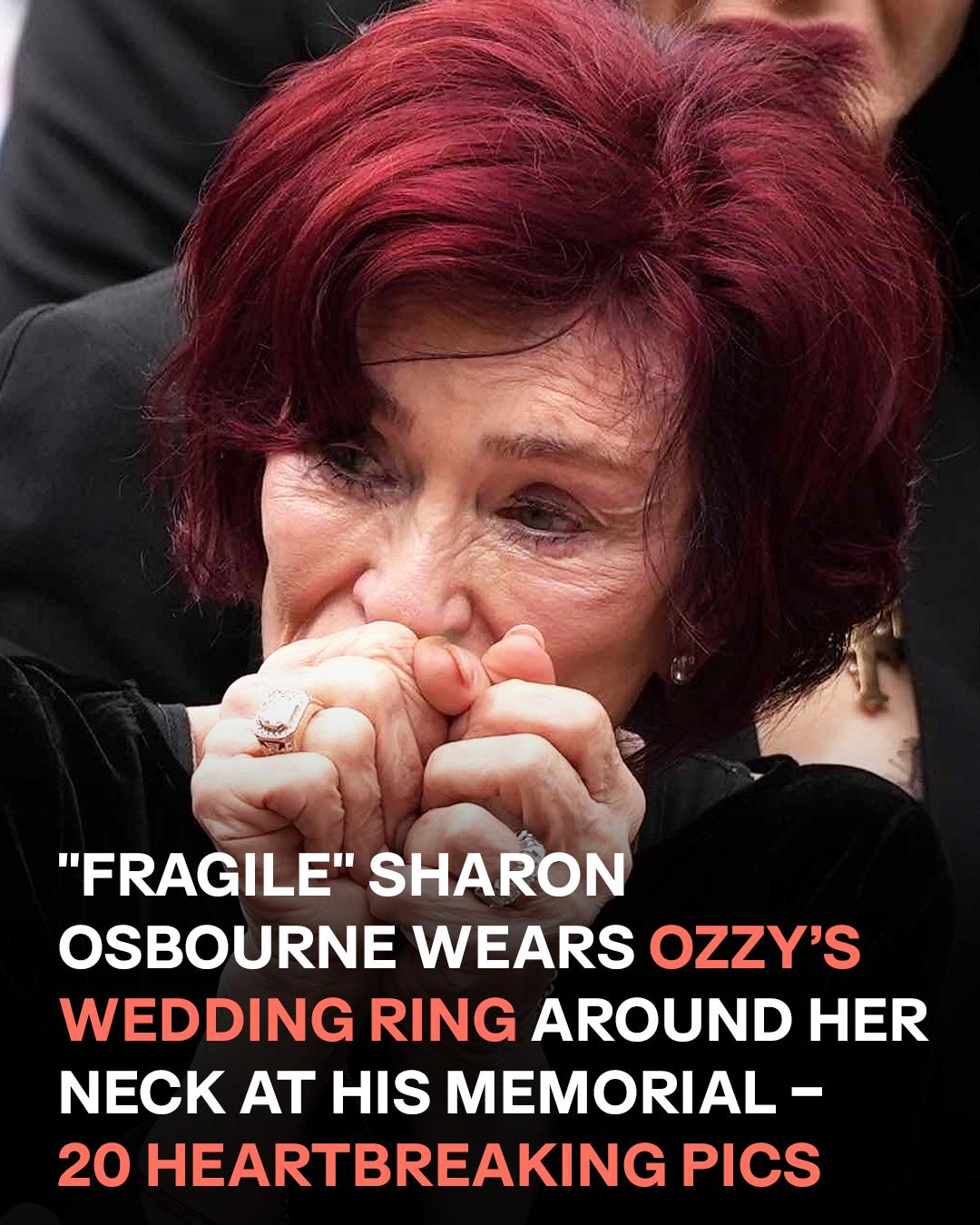 Sharon Osbourne Shares Emotional Tribute at Ozzy Osbourne’s Memorial