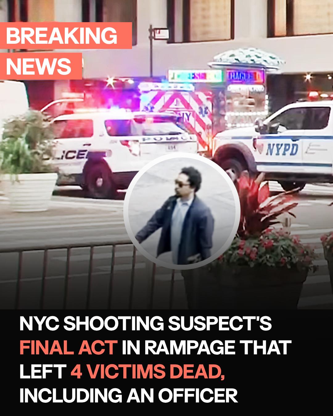 Midtown Manhattan Shooting Leaves Four Dead; Suspect Identified as Las Vegas Man