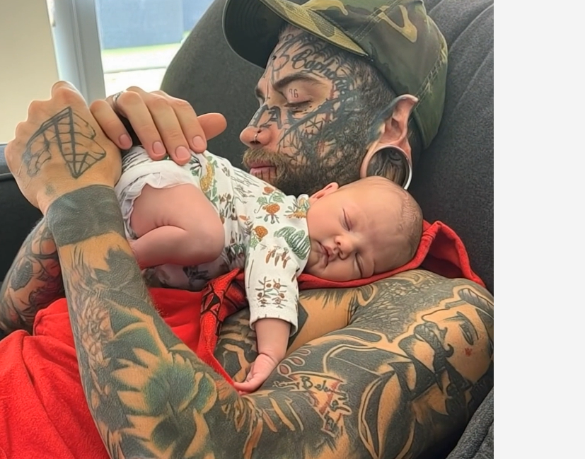 Tattooed Dad Begins Painful Journey to Erase His Past — Here’s Why