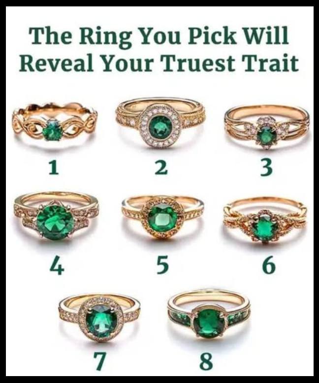 Choose a Ring and Discover What It Reveals About Your Personality