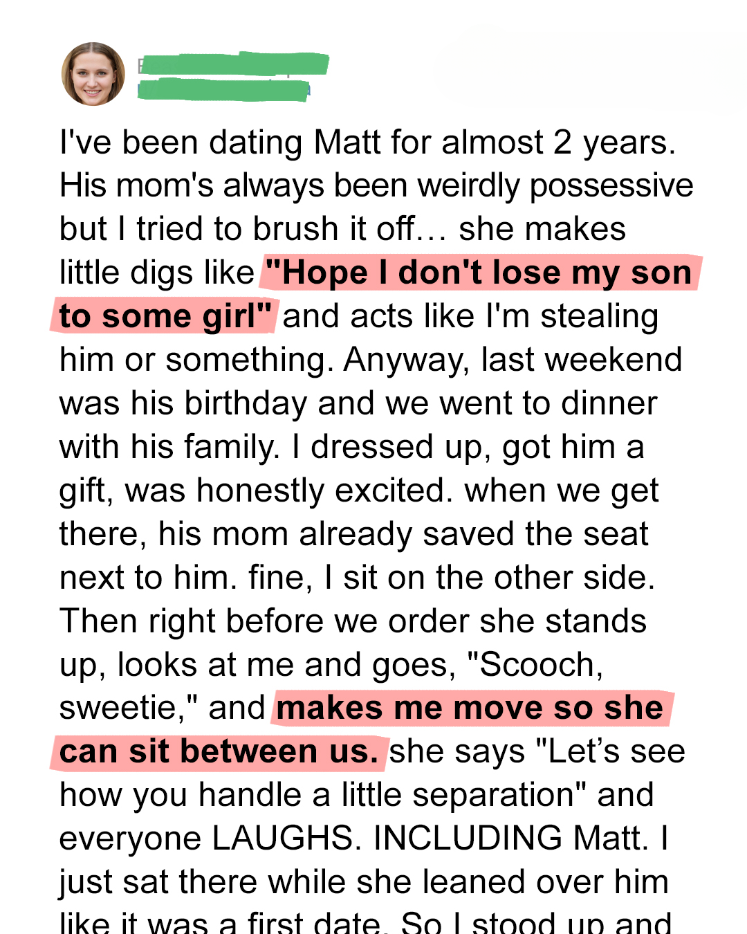 His Mom Took My Seat at His Birthday Dinner – She Didn’t Expect My Response His Mom Took My Seat at His Birthday Dinner – She Didn’t Expect My Response