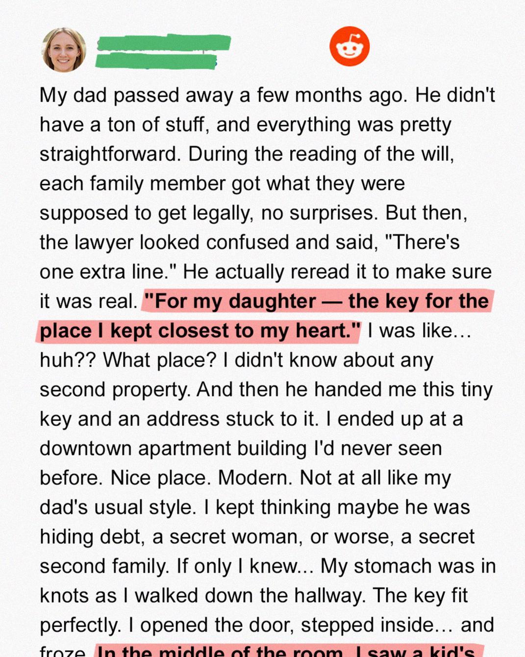 My Father Left Me a Mysterious Key in His Will — What I Found Inside Left Me Speechless