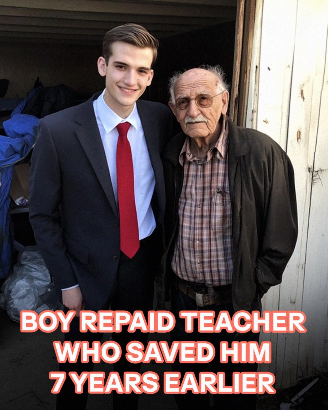 An Elderly Teacher Bought a Hungry Boy a Meal — The Boy Repaid Him Seven Years Later