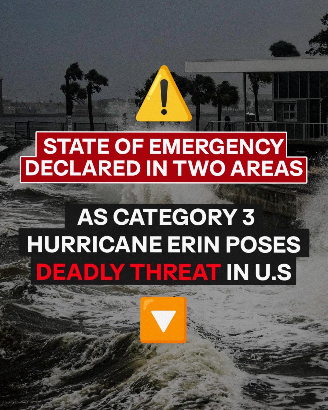 Hurricane Erin Weakens but Still Threatens the East Coast Hurricane Erin Weakens but Still Threatens the East Coast