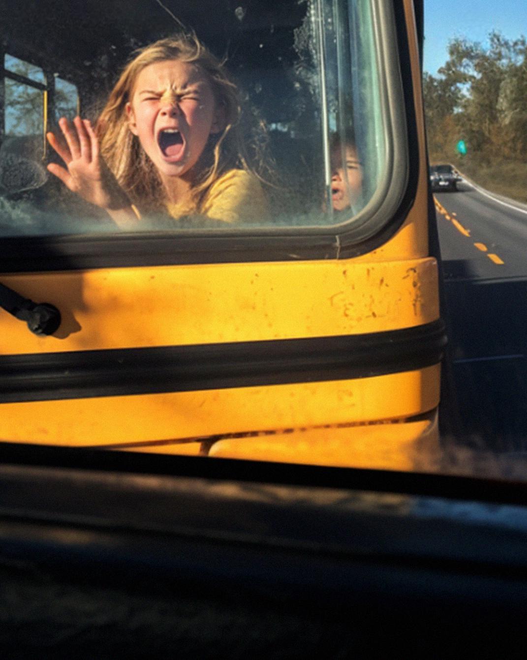 I Saw a Child on a School Bus Banging on the Window and Begging for Help – What I Discovered Changed Everything