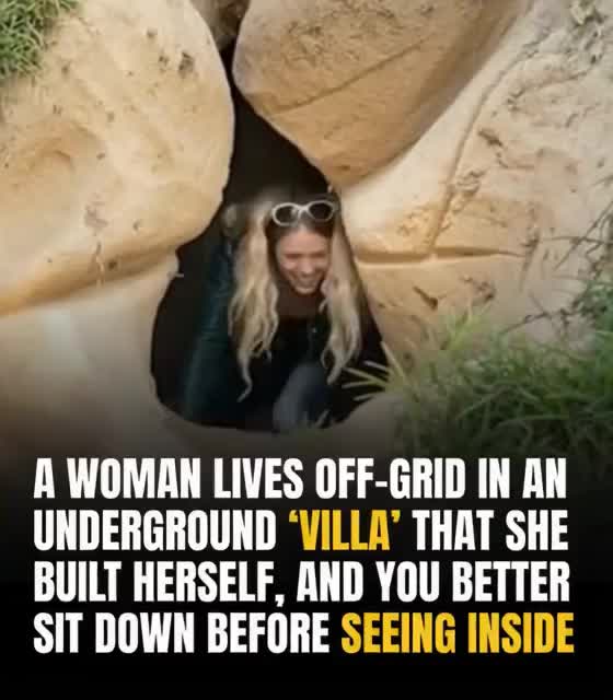 Woman Builds Unique Underground Home Off the Grid
