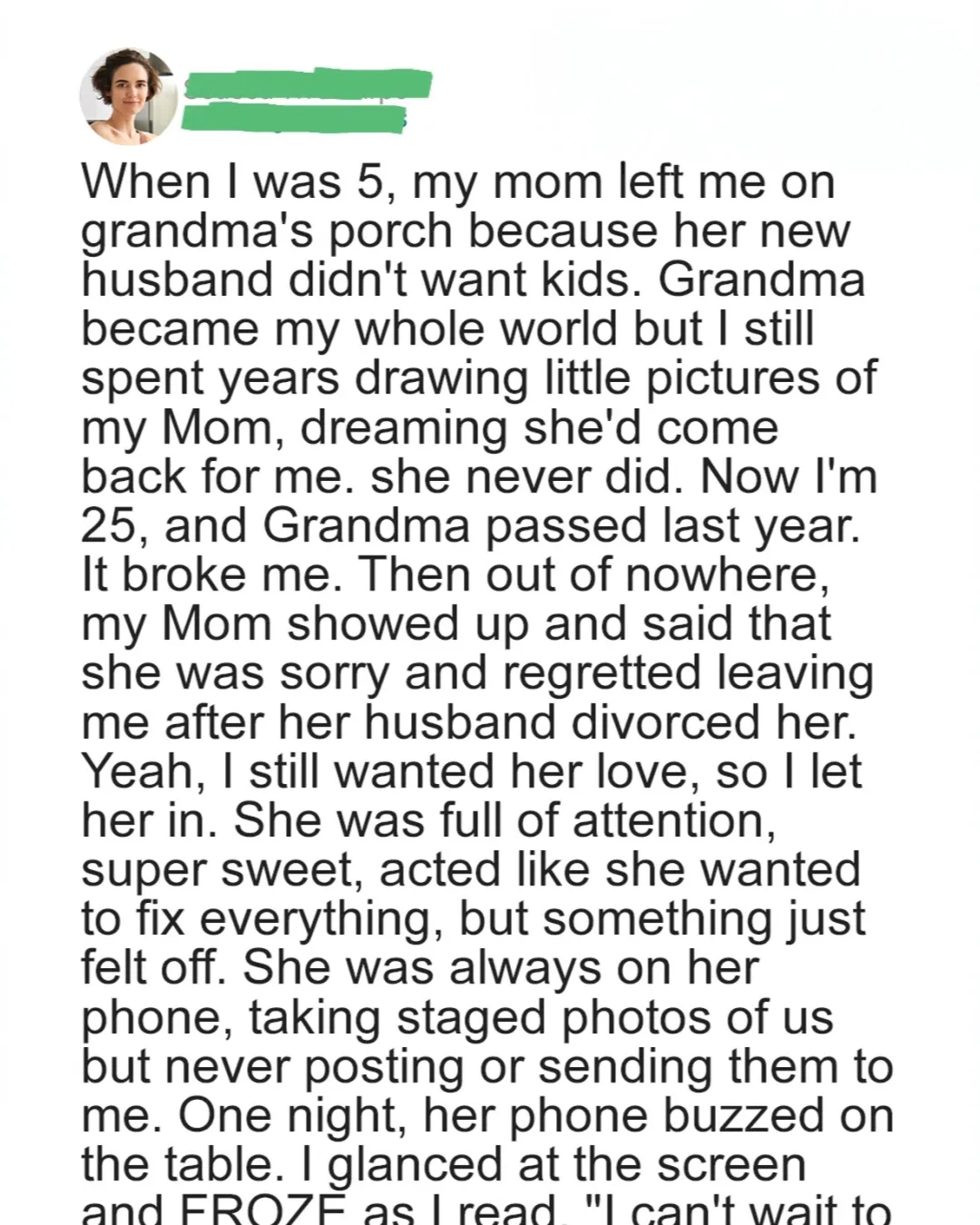 After 20 Years Apart, My Mother Returned Seeking Forgiveness