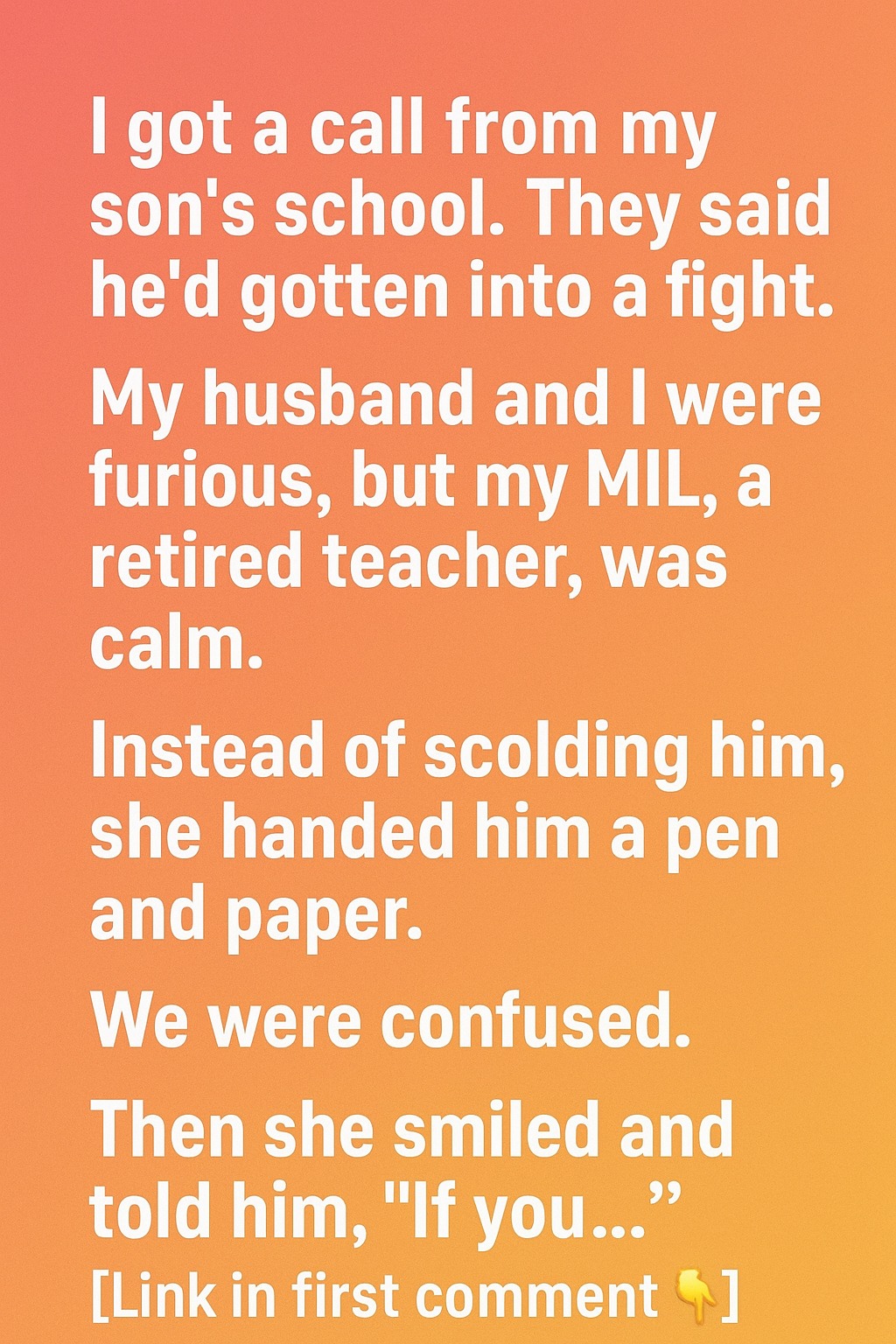 How My Mother-in-Law Turned My Son’s School Fight Into a Life-Changing Lesson