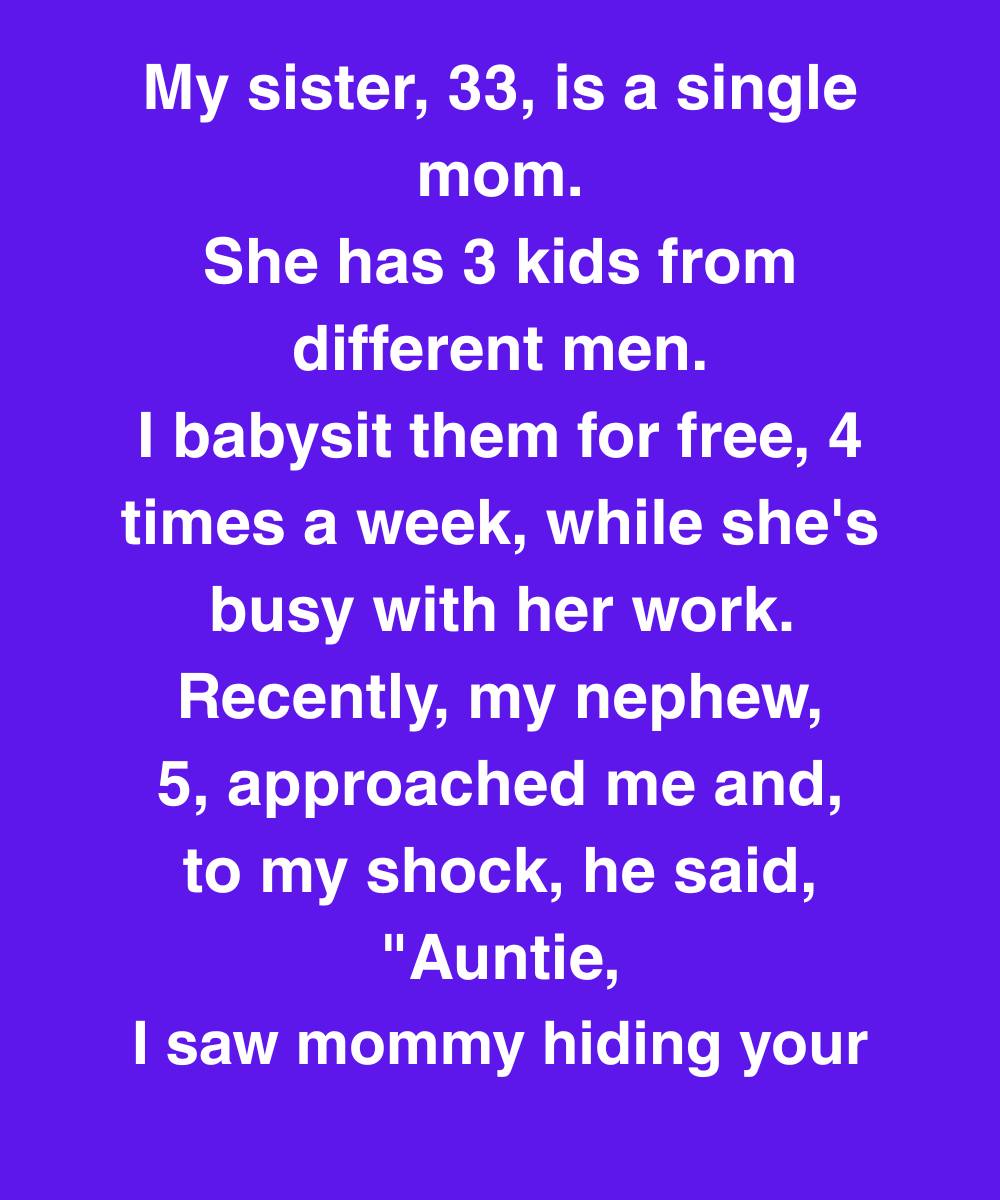 My Nephew’s Innocent Words Uncovered a Family Secret I Never Expected