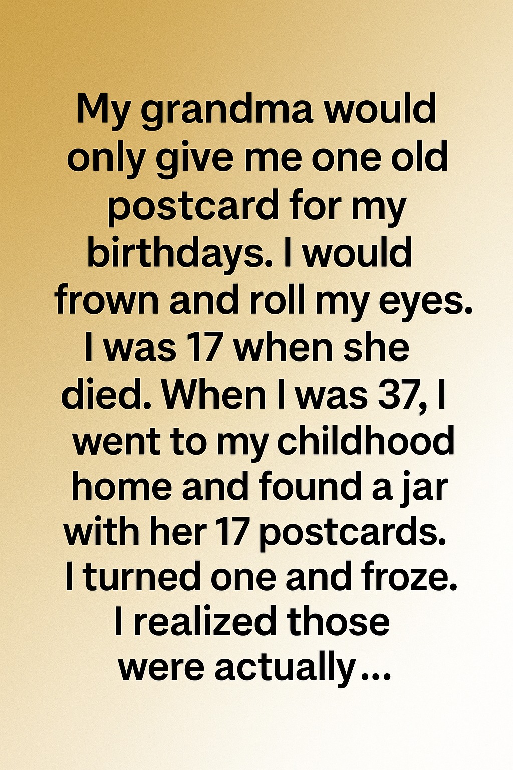 The Secret Behind My Grandma’s Birthday Gifts That I Only Discovered Years Later