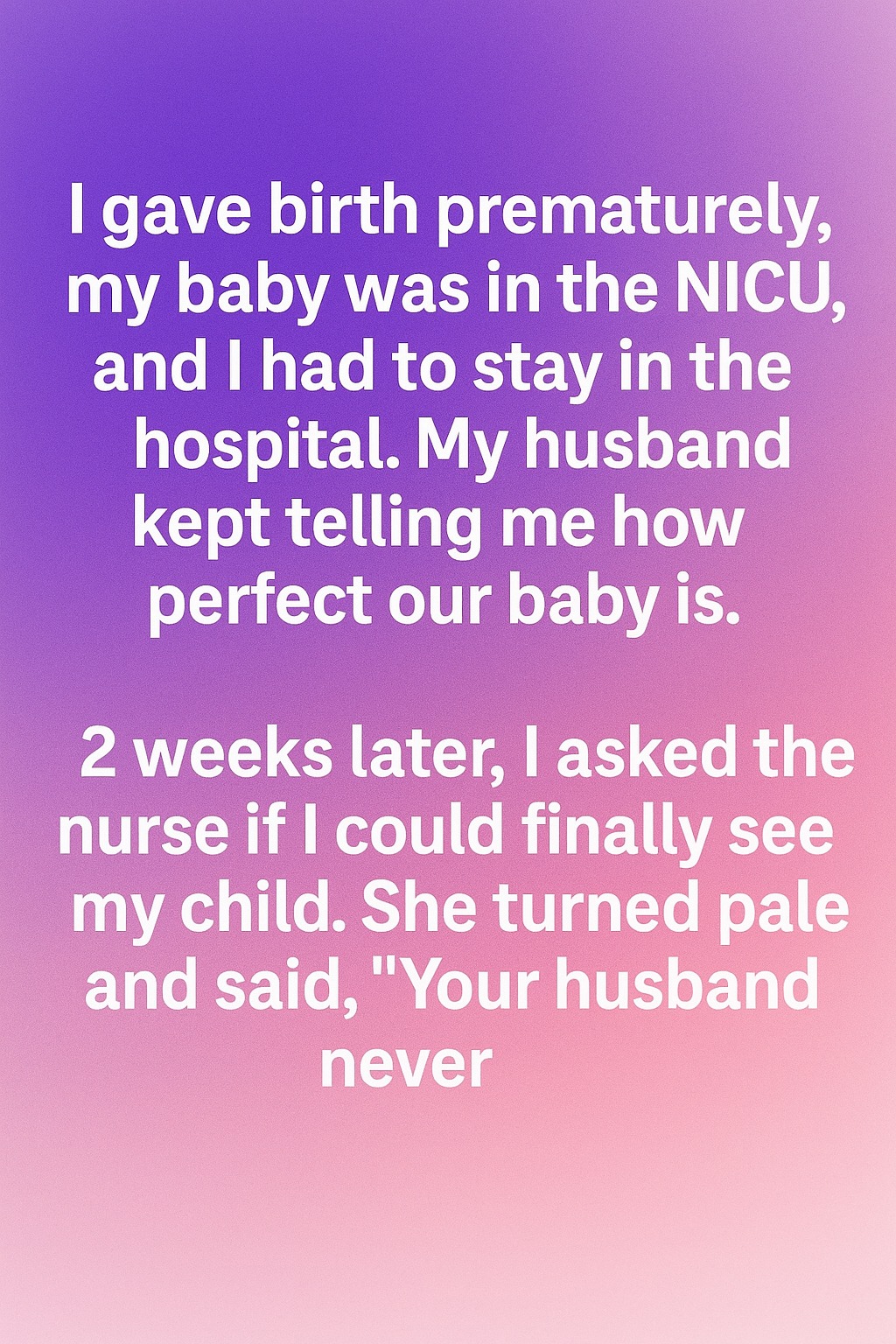 She Waited Two Weeks to Hold Her Baby — What the Nurse Revealed Left Her in Tears