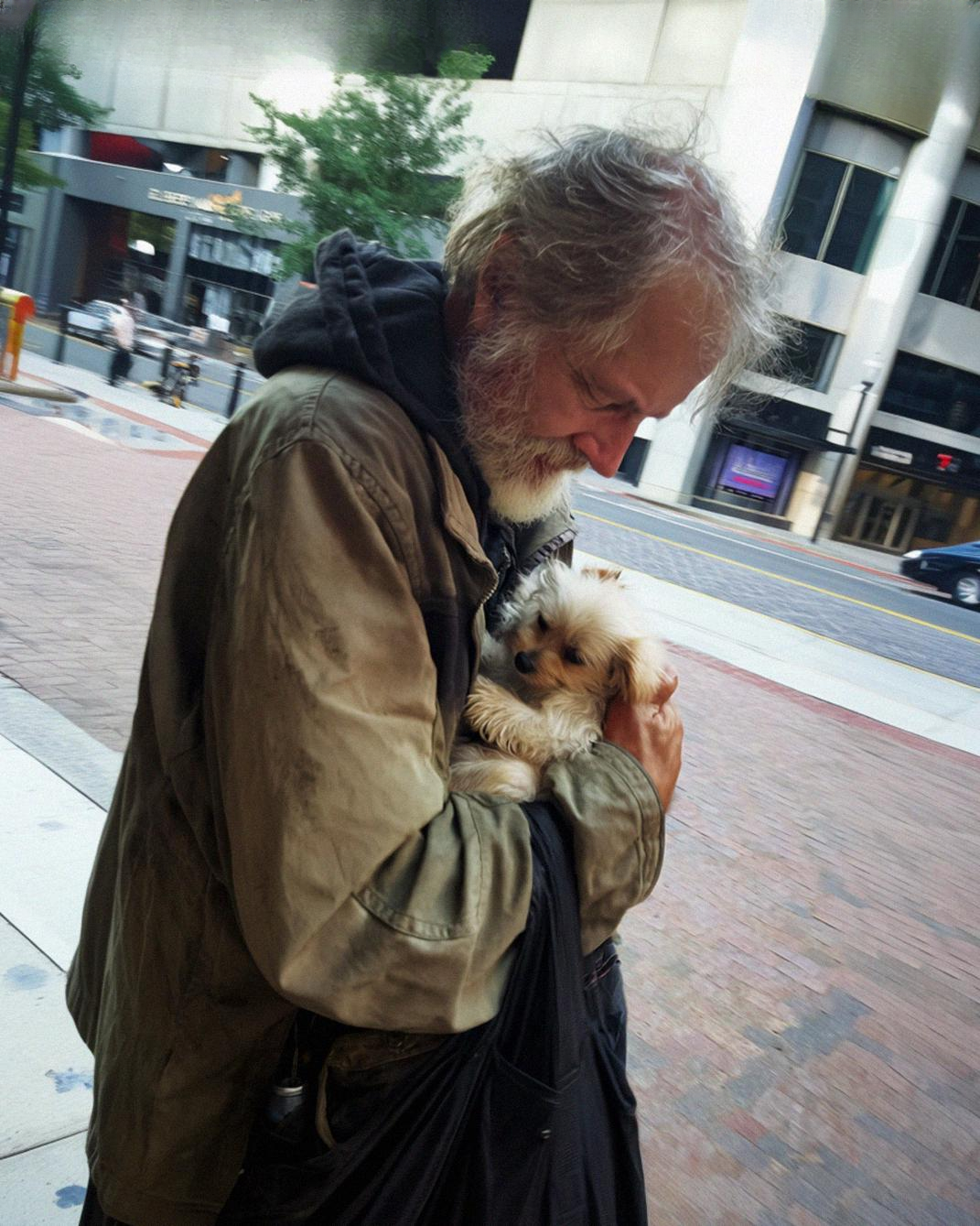 I Helped a Hungry Elderly Man and His Dog — What Happened the Next Morning Changed My Life