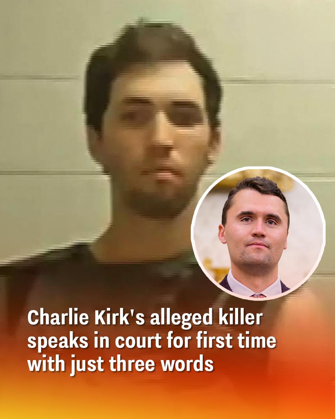Charlie Kirk’s Alleged Killer Breaks Silence in Court with Just Three Words