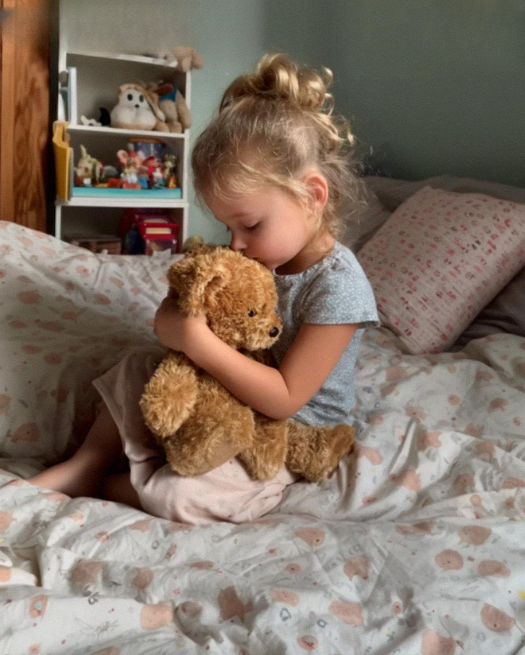 I Overheard My 5-Year-Old Talking to Her Teddy Bear — What She Said Left Me Speechless