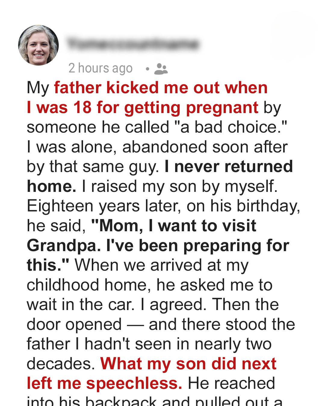 He Rejected Me When I Was Pregnant — 18 Years Later, My Son Gave Him an Unforgettable Surprise