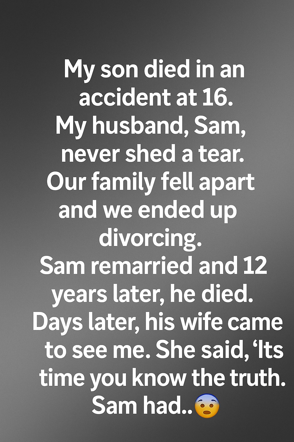 My Husband Never Cried After Our Son’s Death — Years Later, I Discovered Why