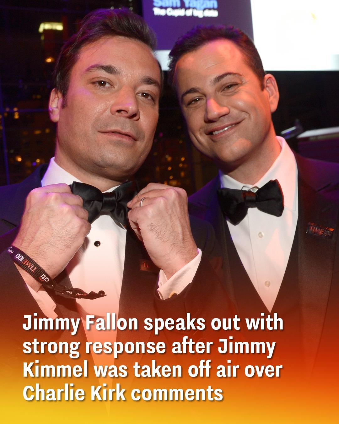 Jimmy Fallon Breaks Silence After Jimmy Kimmel Taken Off Air in Charlie Kirk Controversy
