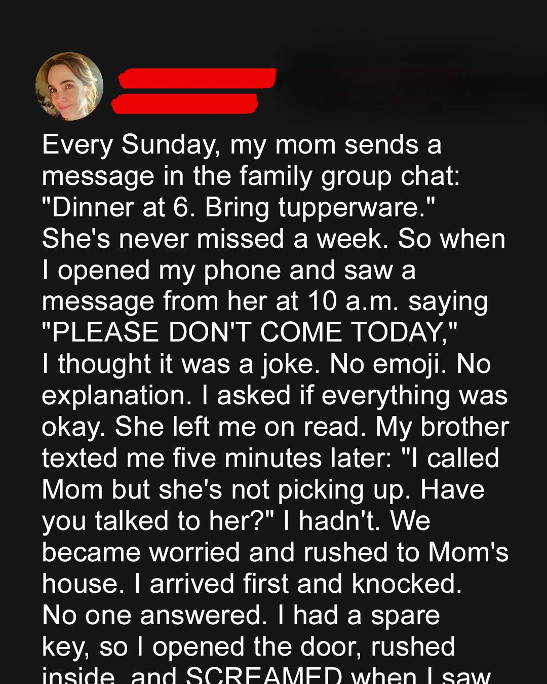 A Simple Text That Uncovered a Family Secret We Never Expected