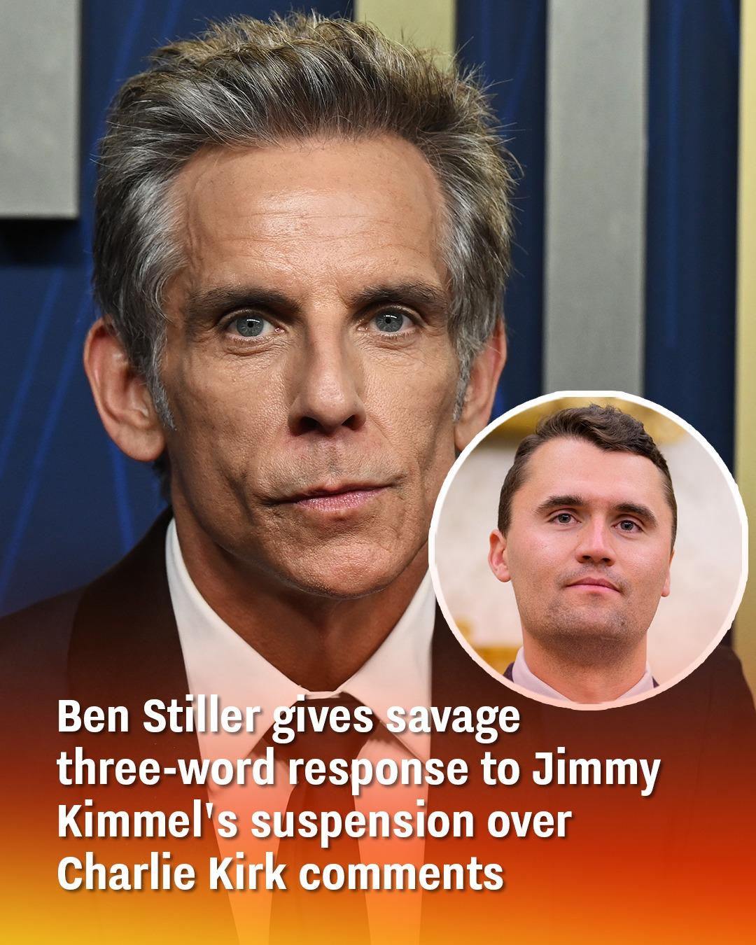 Ben Stiller’s Blunt Three-Word Response to Jimmy Kimmel Suspension Sparks Reactions